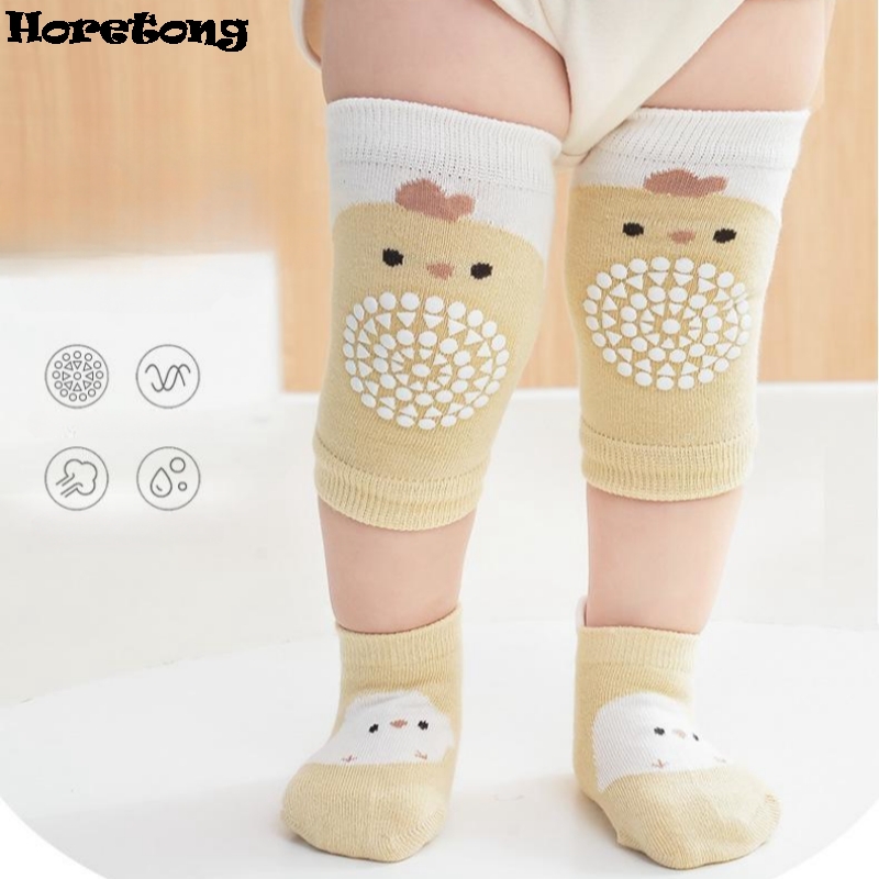 Unisex Baby Socks Non Slip - Детские летние дышащие наколенники для ползания