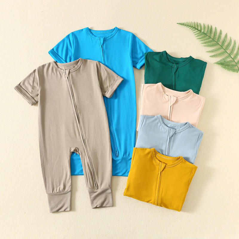 Cotton Baby Onesies Zipper - Детский комбинезон Somenie в стиле INS