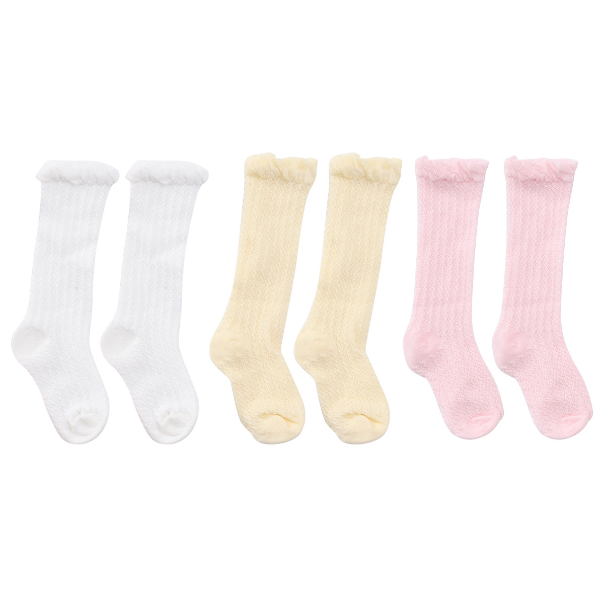 Unisex Baby Socks Non Slip - 3 пары длинных носков для малышей,