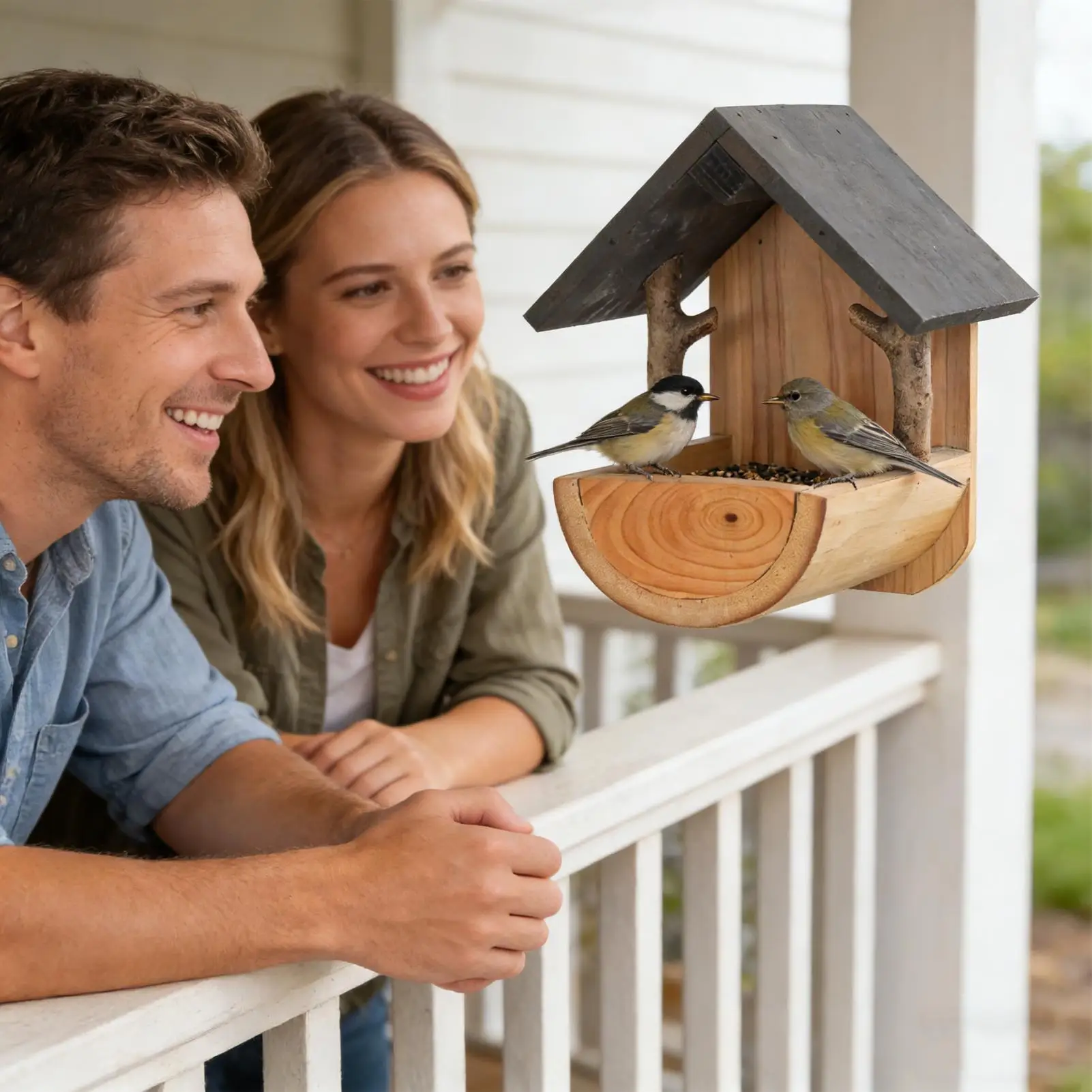 Настенная деревянная кормушка  – обзор и цена Feeding