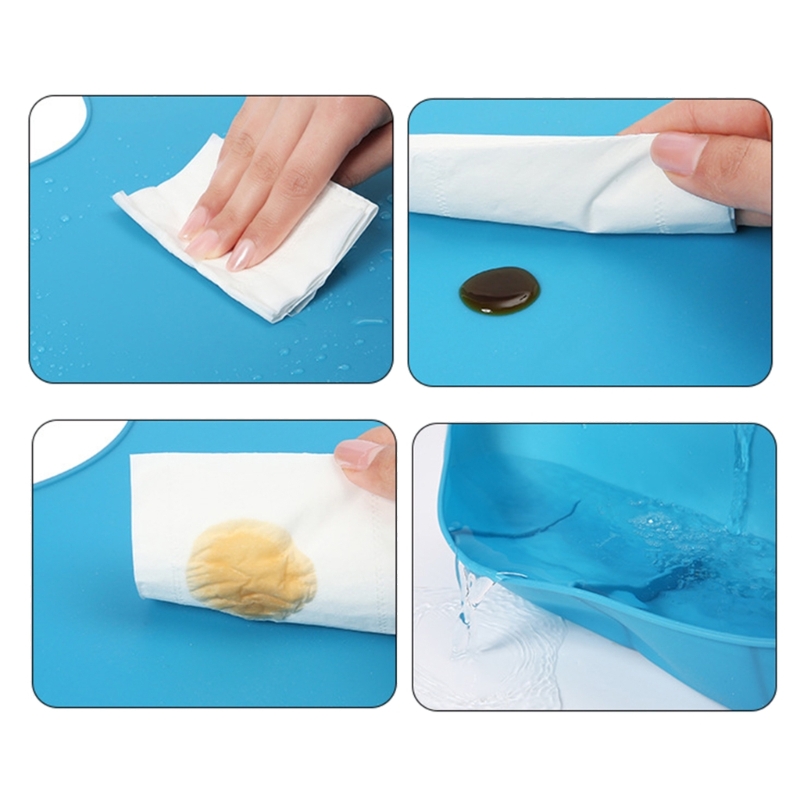 Водонепроницаемый силиконовый  – обзор и цена Waterproof Baby Bibs Silicone