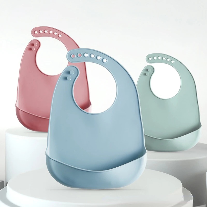 1-5 шт. детских силиконовых на – обзор и цена Waterproof Baby Bibs Silicone