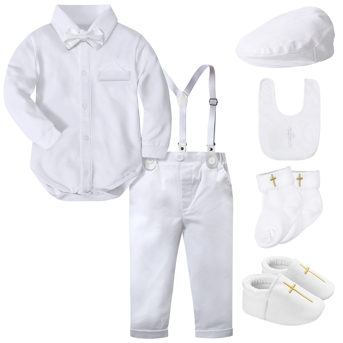2 шт., детский костюм для крещ – обзор и цена Baby Boy Suit Set Baptism