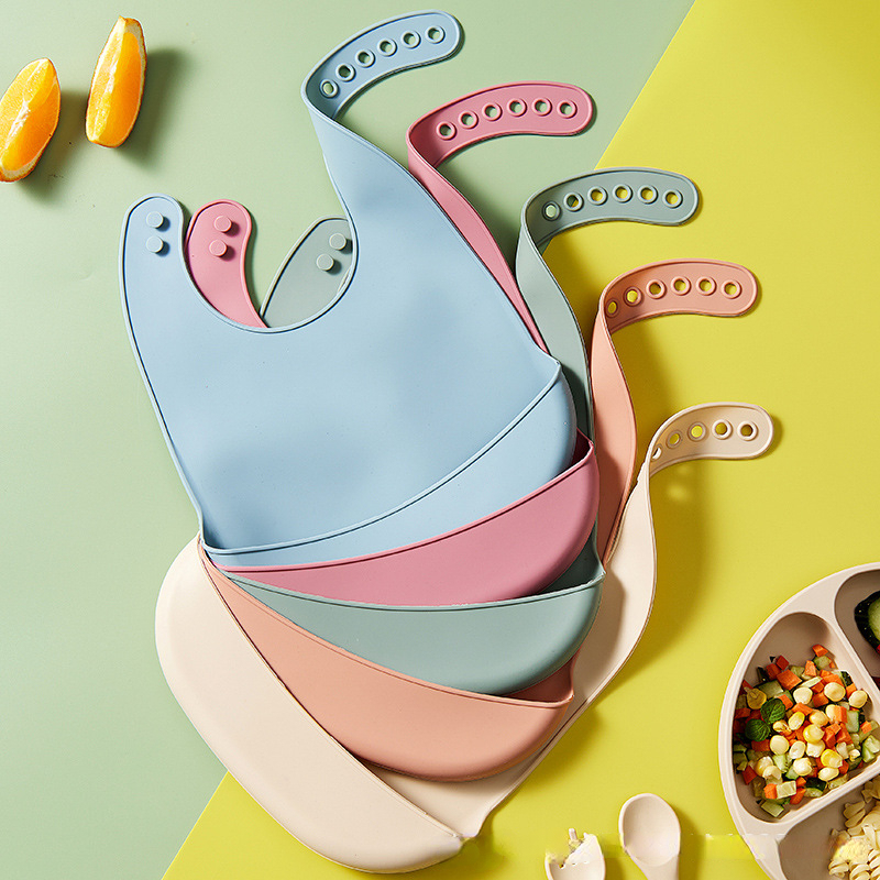Детские силиконовые нагрудники – обзор и цена Waterproof Baby Bibs Silicone